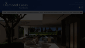 What Diamondcasas.com website looked like in 2023 (This year)