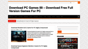 What Downloadpcgames88.biz website looked like in 2023 (This year)