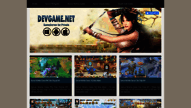 What Devgame.net website looked like in 2023 (This year)