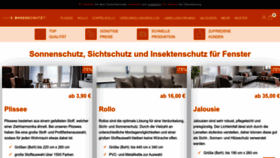 What Dersonnenschutz.de website looked like in 2023 (This year)