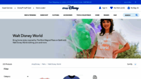 What Disneyparksmerchandise.com website looked like in 2023 (This year)
