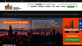 What Digimarconmidwest.com website looked like in 2023 (This year)