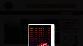 What Decaturish.com website looked like in 2023 (This year)