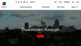 What Downtownraleigh.org website looked like in 2023 (This year)