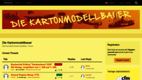What Die-kartonmodellbauer.de website looked like in 2023 (This year)