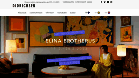 What Didrichsenmuseum.fi website looked like in 2023 (This year)