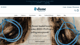 What Dunejewelry.com website looked like in 2023 (This year)