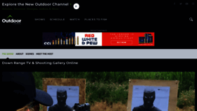 What Downrange.tv website looked like in 2023 (This year)
