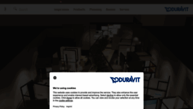 What Duravit.co.uk website looked like in 2023 (This year)