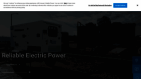 What Doosanportablepower.com website looked like in 2023 (This year)