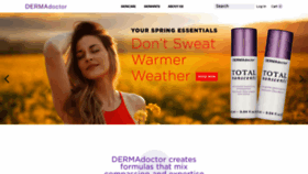 What Dermadoctor.com website looked like in 2023 (This year)