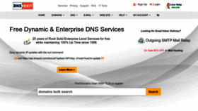 What Dnsexit.com website looked like in 2023 (This year)