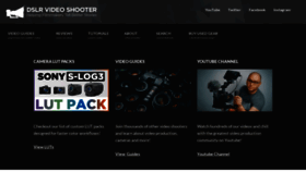 What Dslrvideoshooter.com website looked like in 2023 (This year)
