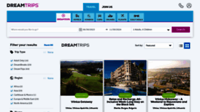 What Dreamtrips.com website looked like in 2023 (This year)