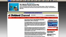 What Dividendchannel.com website looked like in 2023 (This year)
