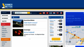 What Donnerwetter.de website looked like in 2023 (This year)