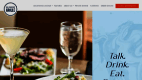 What Delfriscosgrille.com website looked like in 2023 (This year)