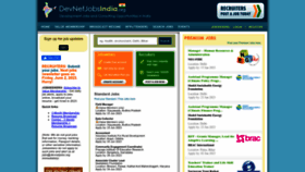 What Devnetjobsindia.org website looked like in 2023 (This year)