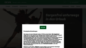 What Devk.de website looked like in 2023 (This year)
