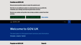What Direct.gov.uk website looked like in 2023 (This year)