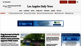 What Dailynewslosangeles.com website looked like in 2023 (This year)