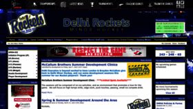 What Delhirockets.com website looked like in 2023 (This year)