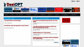 What Desiopt.com website looked like in 2023 (This year)