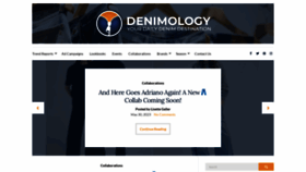 What Denimology.com website looked like in 2023 (This year)
