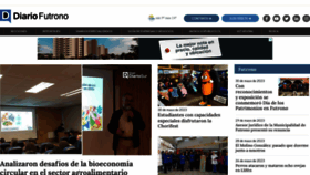 What Diariofutrono.cl website looked like in 2023 (This year)