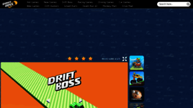 What Driftboss.io website looked like in 2023 (This year)