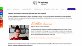 What Dermatologydiaries.com website looked like in 2023 (This year)