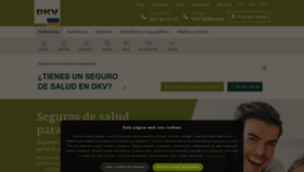 What Dkvseguros.com website looked like in 2023 (This year)