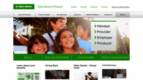 What Deltadentalmo.com website looked like in 2023 (This year)
