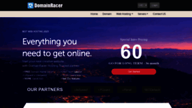 What Domainracer.com website looked like in 2023 (This year)