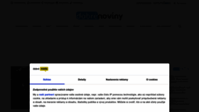 What Dobrenoviny.sk website looked like in 2023 (3 years ago)