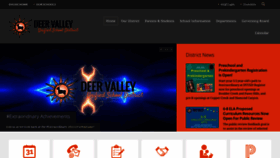 What Dvusd.org website looked like in 2023 (2 years ago)