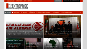 What Dzentreprise.net website looked like in 2023 (This year)