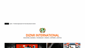 What Diznr.com website looked like in 2023 (This year)