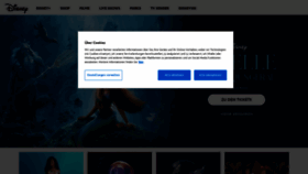 What Disney.de website looked like in 2023 (This year)