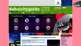 What Dubaicityguide.com website looked like in 2023 (This year)
