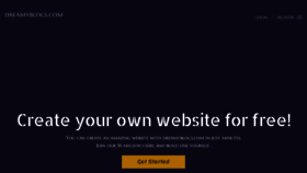 What Dreamyblogs.com website looked like in 2023 (This year)