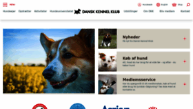 What Dansk-kennel-klub.dk website looked like in 2023 (This year)