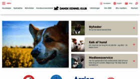 What Dansk-kennel-klub.dk website looked like in 2023 (3 years ago)