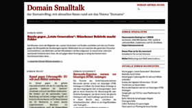 What Domainsmalltalk.com website looked like in 2023 (This year)