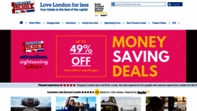 What Discount-london.com website looked like in 2023 (This year)