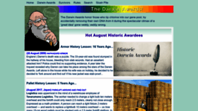 What Darwinawards.com website looked like in 2023 (This year)