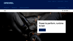 What Dremel.com website looked like in 2023 (This year)