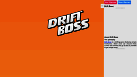 What Driftboss.co website looked like in 2023 (This year)