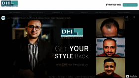 What Dhiindia.com website looked like in 2023 (This year)