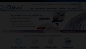 What Deroyal.com website looked like in 2023 (This year)